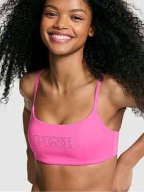 PINK Victoria's Secret Relay Square Bralette
